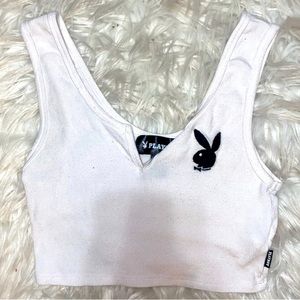 playboy crop top size S